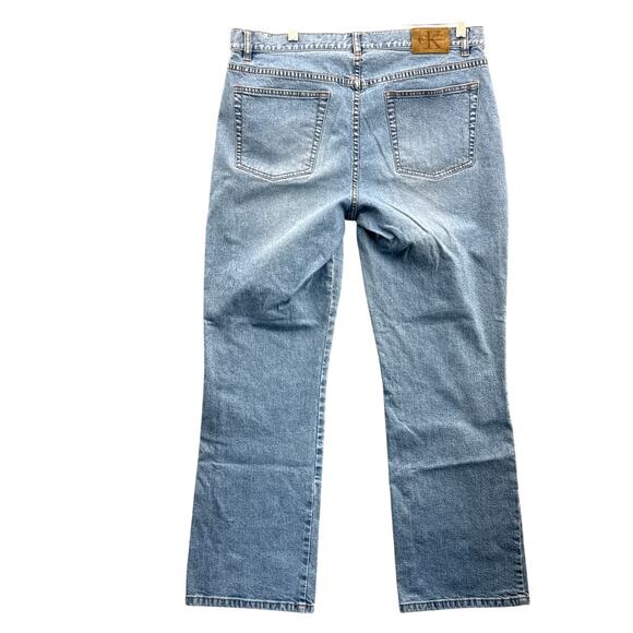 Calvin Klein Vintage 90s Bootcut Denim Blue Jeans Women 14 - Picture 6 of 9
